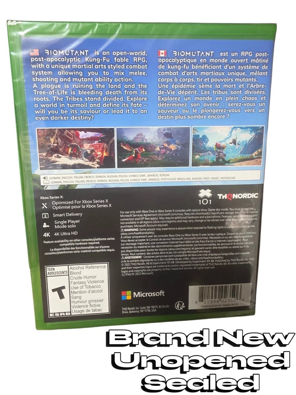 BioMutant Xbox Series X / Xbox One Game - Green Case
